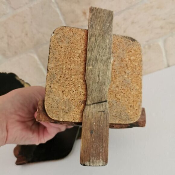 Clam Shell Bookends Antifix Fleur de Lys Book Shelf Decor ALTERED Syroco? - Picture 8 of 10